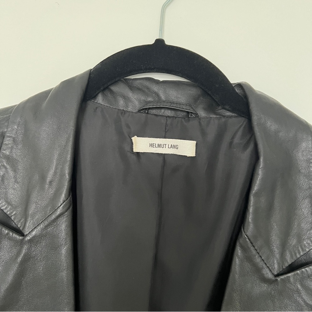 Helmut lang leather blazer - Picture 2 of 6